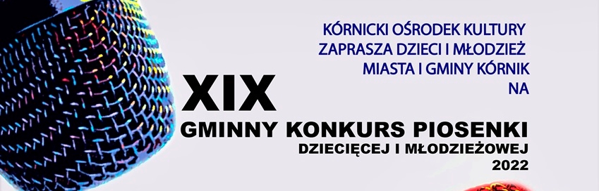 Ilustracja wprowadzająca do artykułu: XIX Gminny Konkurs Piosenki